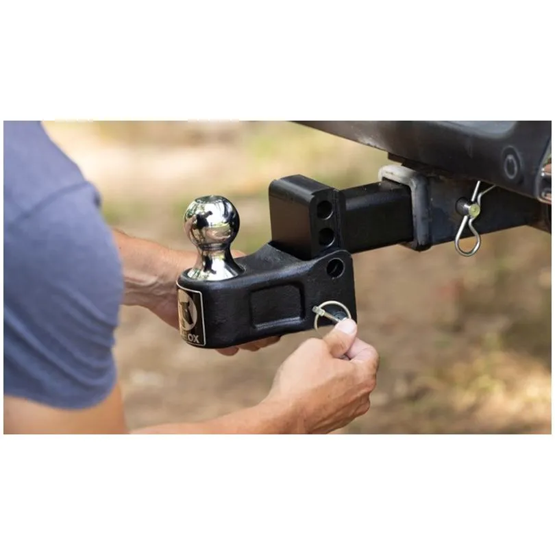 ADJUSTABLE BALL MOUNT, 2 RECEI